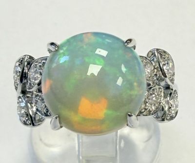 Bague de style Art Déco en or 750°/.