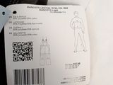 a label on the back of a backpack with a picture of a man on it