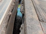 an image of a truck with a flat bed on the back of it
