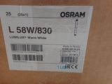 a box with a label on it that says osram