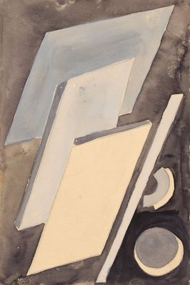 Nadia Khodossievitch-Léger (1904-1983) Mouvement de formes A…