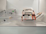 a white refrigerator with a bunch of different items in it