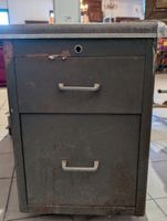 Bureau industriel métallique vintage année 50 - Dim. (photo 3)