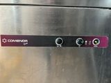 a close up of the control panel on a commercial dishwasher