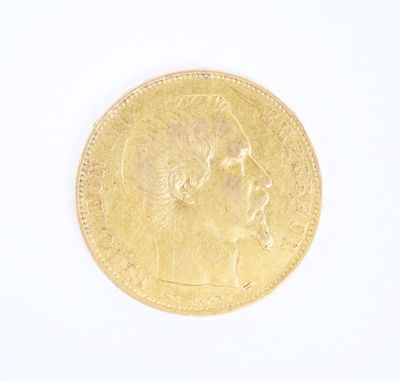 l'image d'une pièce d'or sur laquelle figure une tête de femme