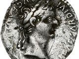 une pièce d'argent représentant une femme