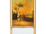 une image représentant un tableau où l'on voit un homme et une femme assis sur une plage
