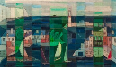 JEAN LOIRET (1909- ?), « Le phare », Huile sur toile signée en bas à g - Photo 1