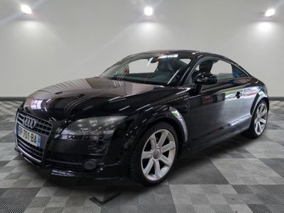 an image of a black audi car in a showroom