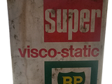 a can of super visco - static bpp on the table