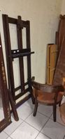 Un chevalet et un fauteuil de bureau en acajou assise en cui… (photo 4)