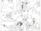 an image of a page from a comic strip with a woman and a cat