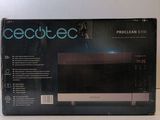 packaging for a new microwave oven with the door open