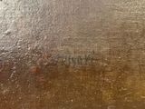 an image of a close up of a painting of a person on a surfboard