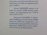 a close up of a page of a book with a picture on it