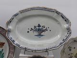 three plates that are sitting on top of each other