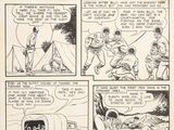 an image of a comic strip with an image of a man and a woman in the background