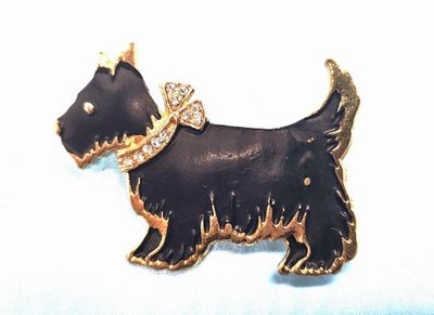 Vintage / Ensemble de 2 broches : 1°) Broche vintage Années …