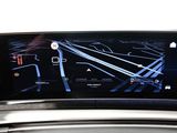 a car dashboard with a digital display on it