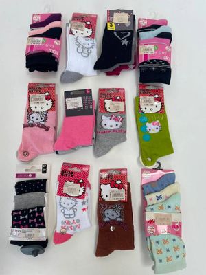 lot de chaussettes Hello Kitty pour filles