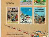 an old french comic book with a picture of a man riding a horse