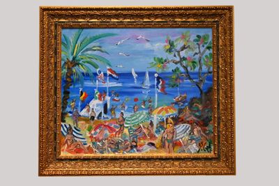 Yvon GRAC (1945-), Ecole de Nice, Enchantement estival de la…