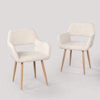 Lot de 2 Chaises Salle à Manger Scandinave de marque FURNISH…