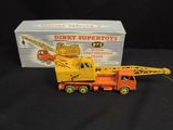dinky supertoys crane truck with box and instructions