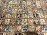 an image of a carpet with a lot of different colors and patterns