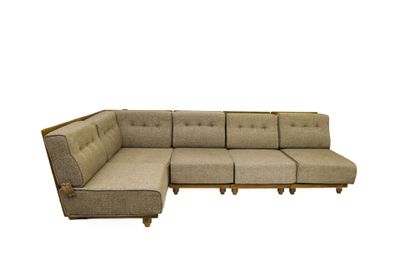 an image of a sectional couch with a chaise lounger