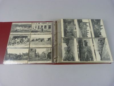 1 important classeur d'environ 480 cartes anciennes de la gu…