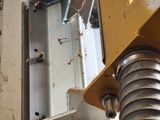 a close up of a metal pipe and a metal object