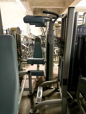 an image of a gym room with equipment in it