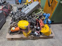 T30: Lot d'environ 30 palans de levage à chine de différents… (photo 3)