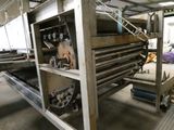 a machine that is working on a piece of metal