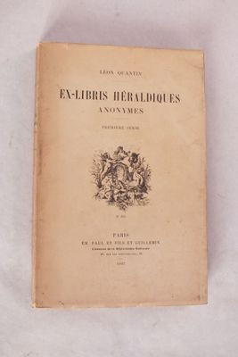 QUANTIN (Léon) : « Ex-libris héraldiques anonymes.
