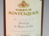 a bottle of wine that is sitting on a table
