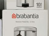 three boxes of brabantia coffee machines sitting on top of each other