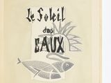 un livre ouvert sur lequel est dessiné un poisson