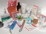 a lot of different types of skin care products on the table