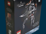 une boîte contenant une figurine Lego Star Wars