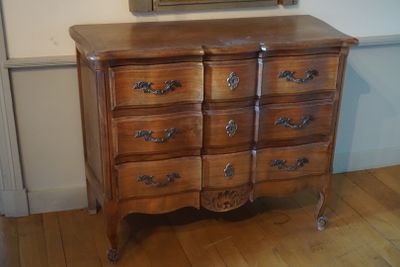 Commode style Louis XV haut : 85 - long : 99 - prof : 47 cm - Photo 1