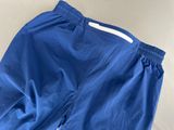 a close up of a pair of blue pants on a table