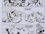 the page of a comic strip with a comic strip of a man and a woman