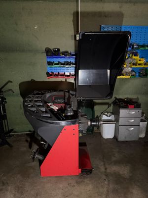l'image d'une machine installée dans un garage