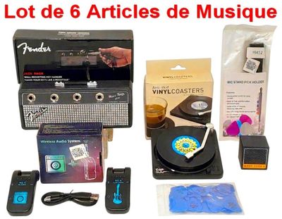 lote 6 articles de musice