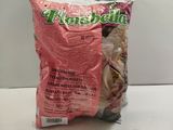 a bag of food that is sitting on a table