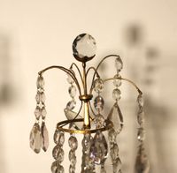 Paire de girandoles à trois bras de lumière en laiton doré r… (photo 2)