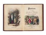un vieux livre contenant des illustrations de personnes et d'animaux
