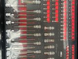 a picture of a display of tools in a case